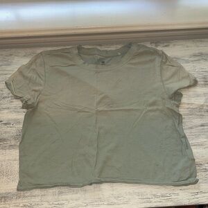 Cropped Tee- Pacsun - Seafoam green